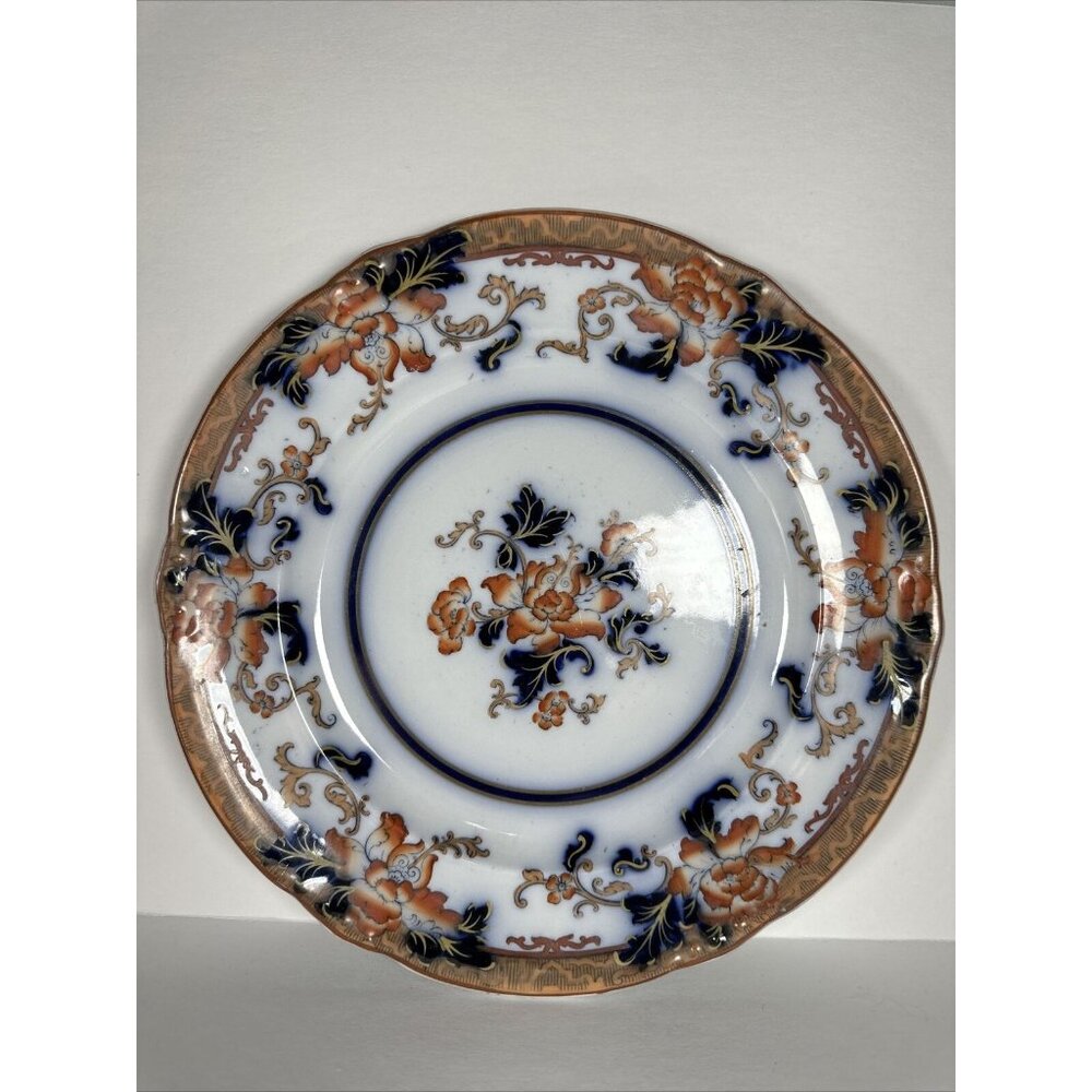 Porcelain Floral Decorated 9” Plate